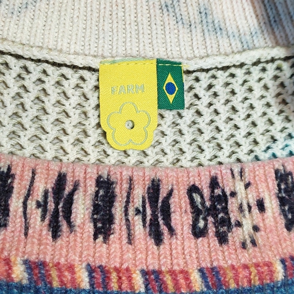 FARM Rio Multicolor Cowl Neck Sweater - Picture 4 of 7